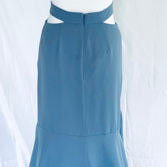 BCBG Maxazria. Blue maxi dress with cutouts size Small/2 - Picture 7 of 7